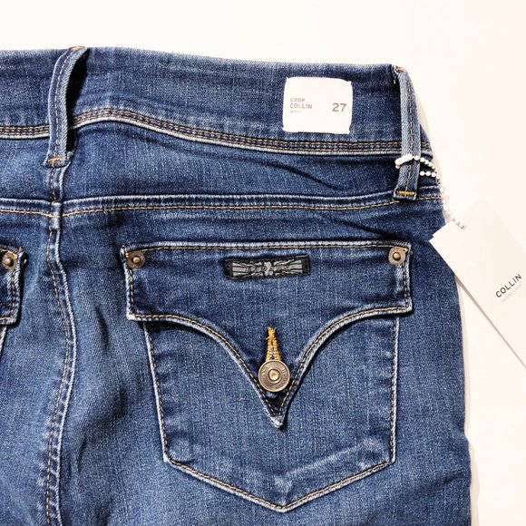 HUDSON Collin Crop Stretchy Skinny Bastille Jeans - Picture 11 of 11